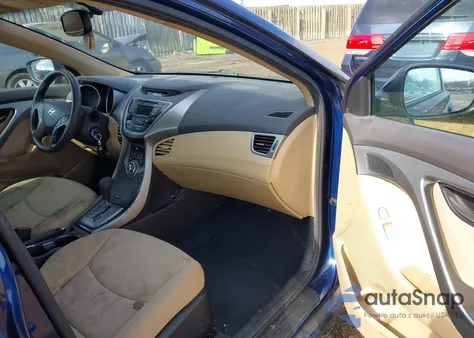 2013 Hyundai Elantra Gls z USA, uszkodzony, nr VIN KMHDH4AE2DU703119